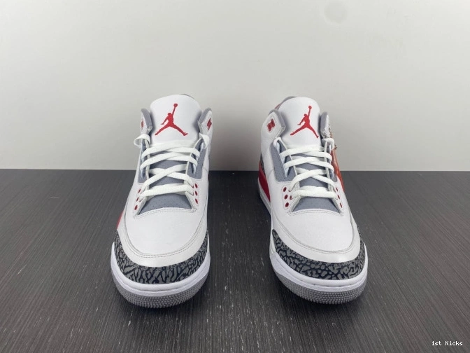 1st Kicks Shoes Fire Air Red 3 Jordan OG DN3707-160 0812